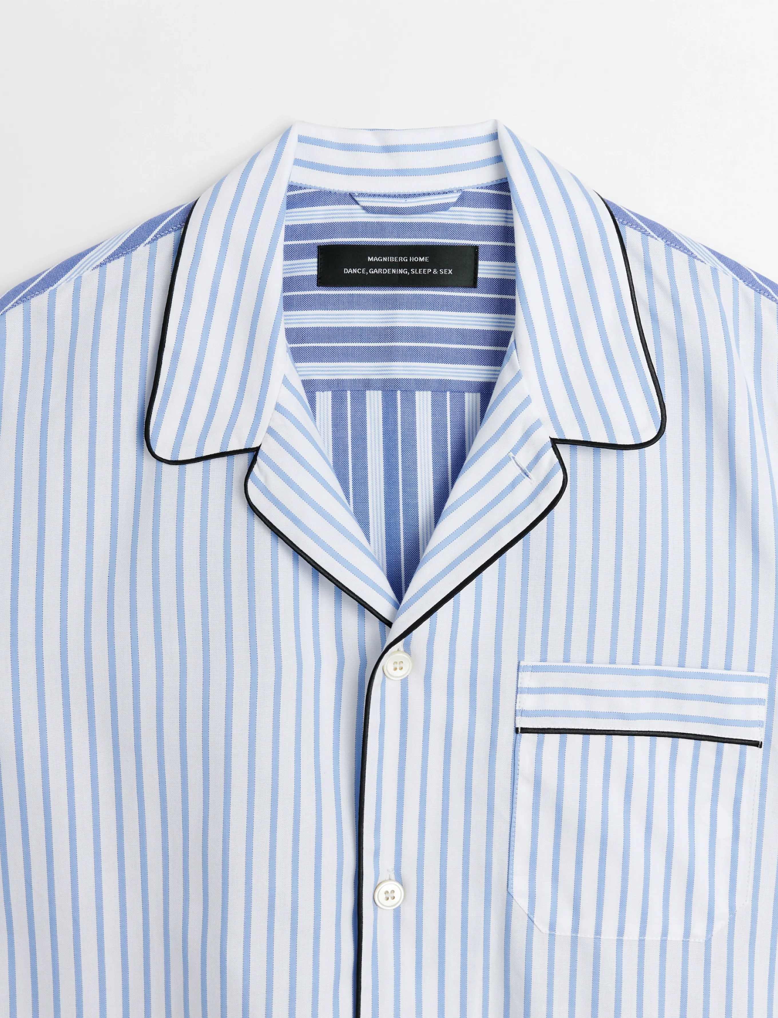 MAGNIBERG - Wall street shirt - oberteile - blue stripes two - 4