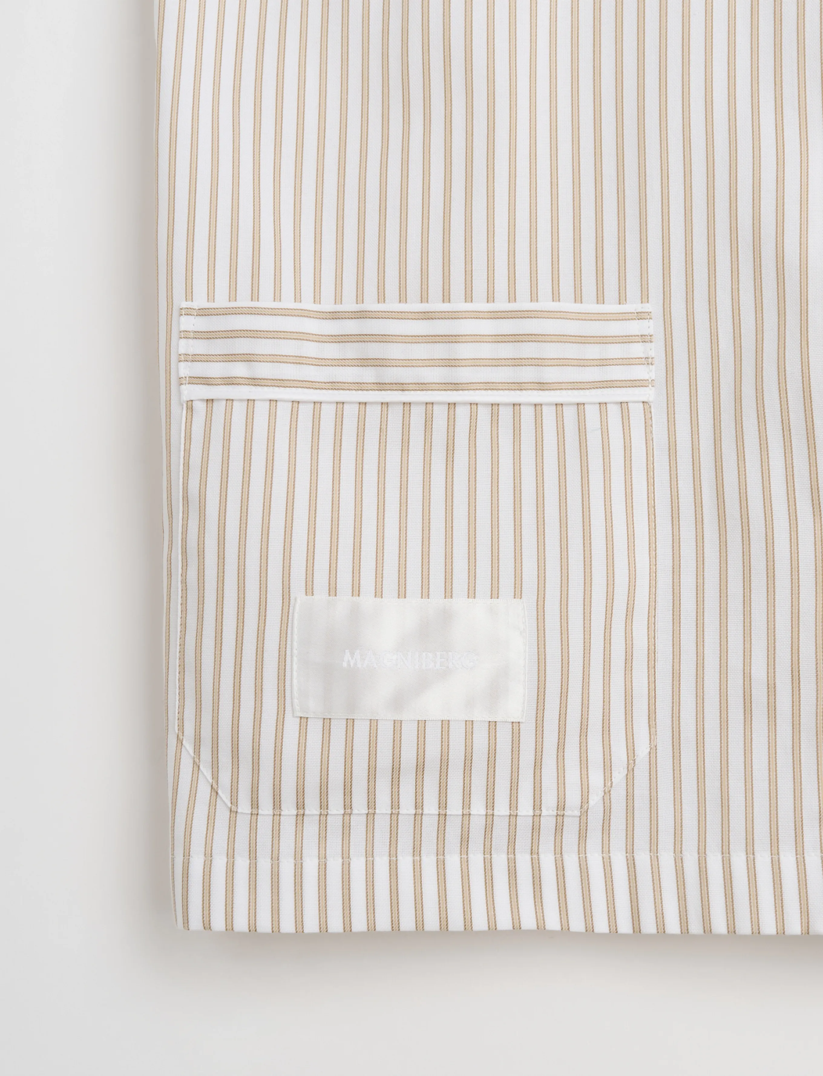 MAGNIBERG - Wall street shirt - oberteile - stripe light beige - 4