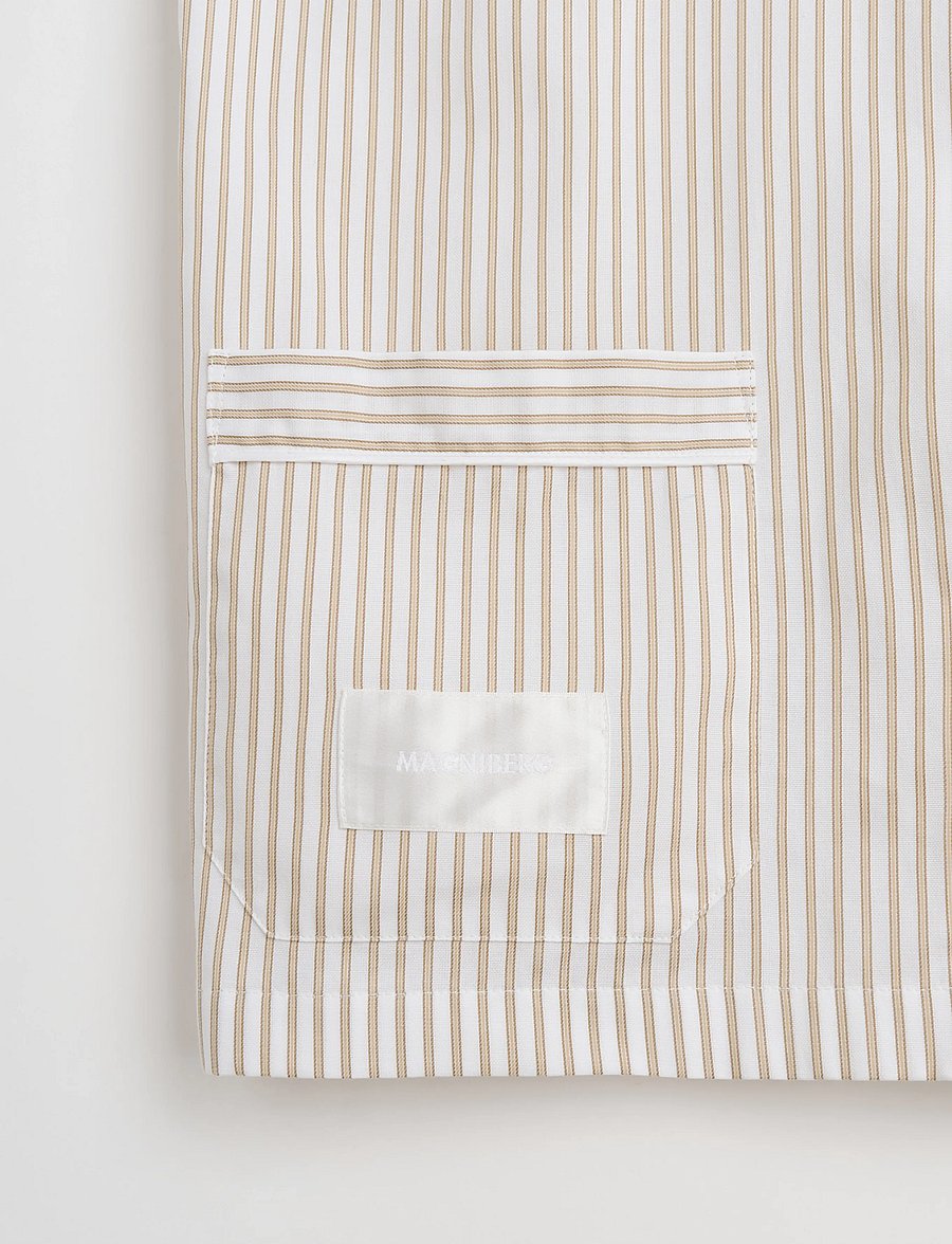 MAGNIBERG - Wall street shirt - oberteile - stripe light beige - 4