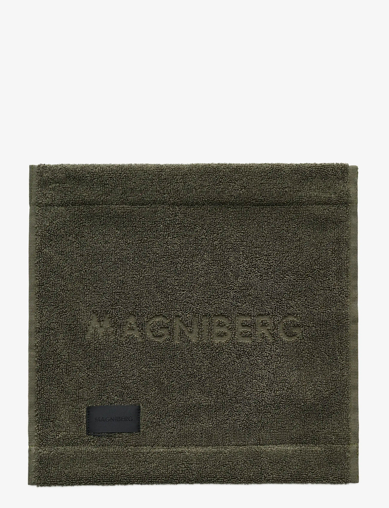 MAGNIBERG - Gelato face cloth - vaskeklude - olive green - 1
