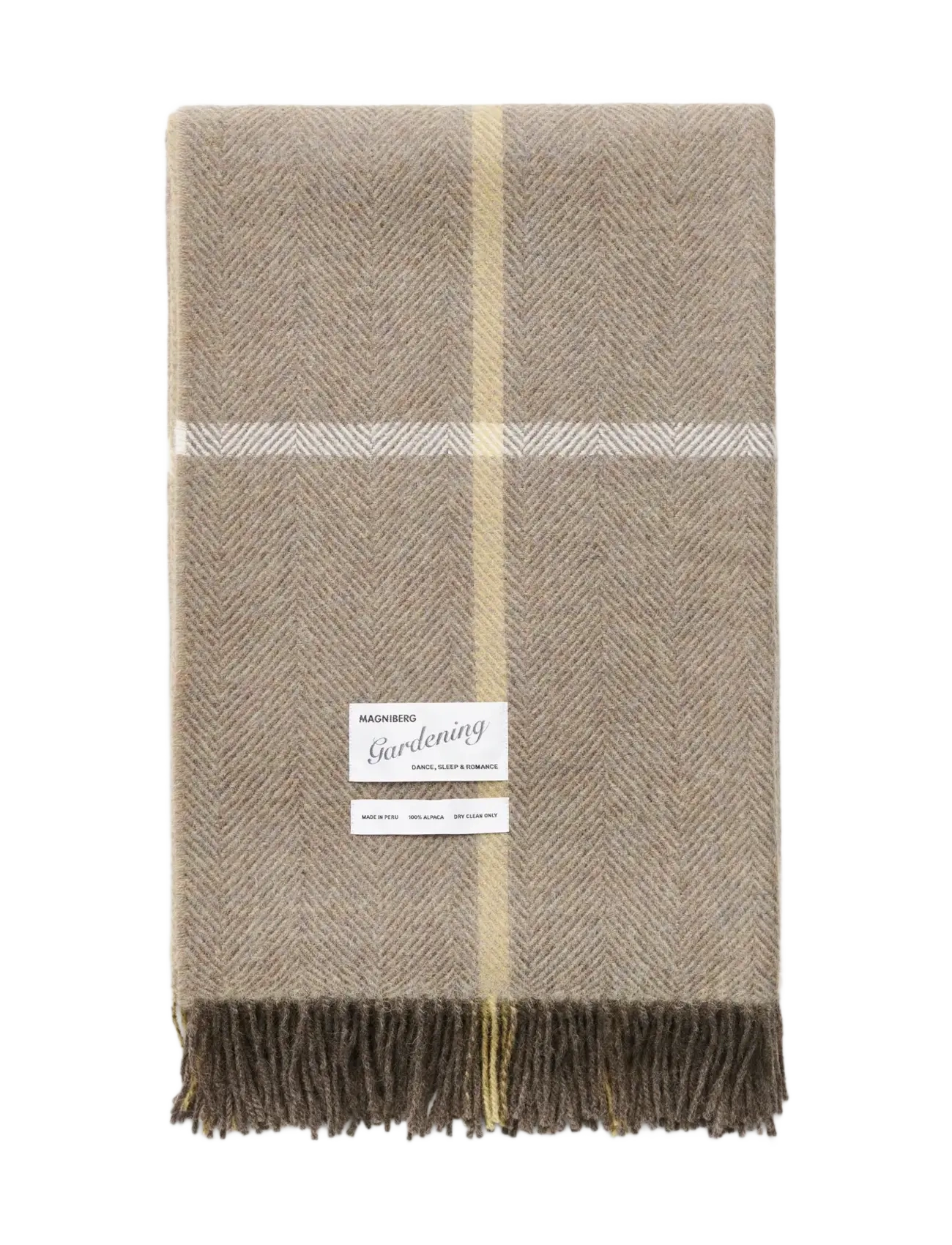 MAGNIBERG Bold Blanket - Magniberg - SAGEBEIGE / beige