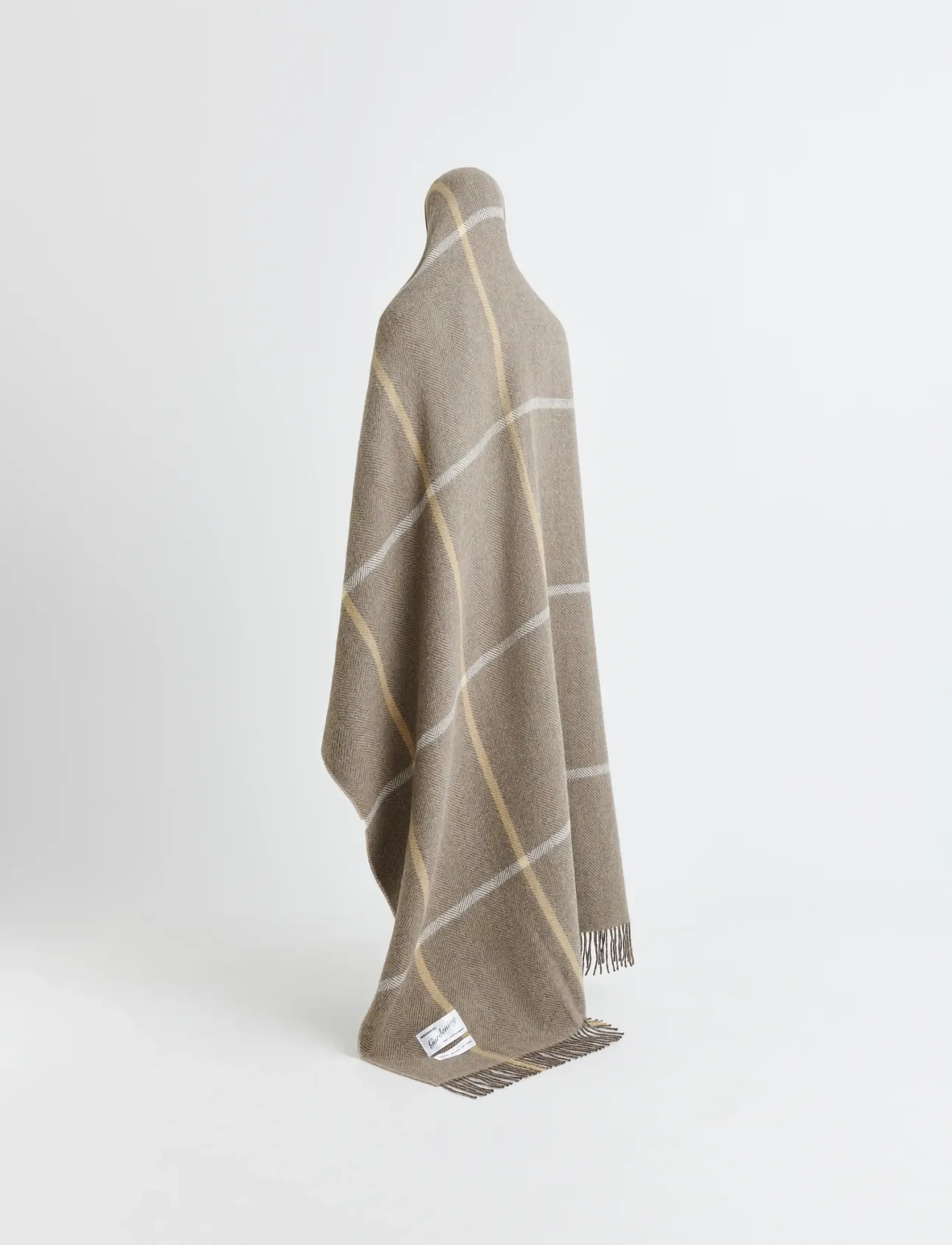 MAGNIBERG Bold Blanket, 150X253, Cushions & Blankets, Beige - Blankets Throws, Homeware