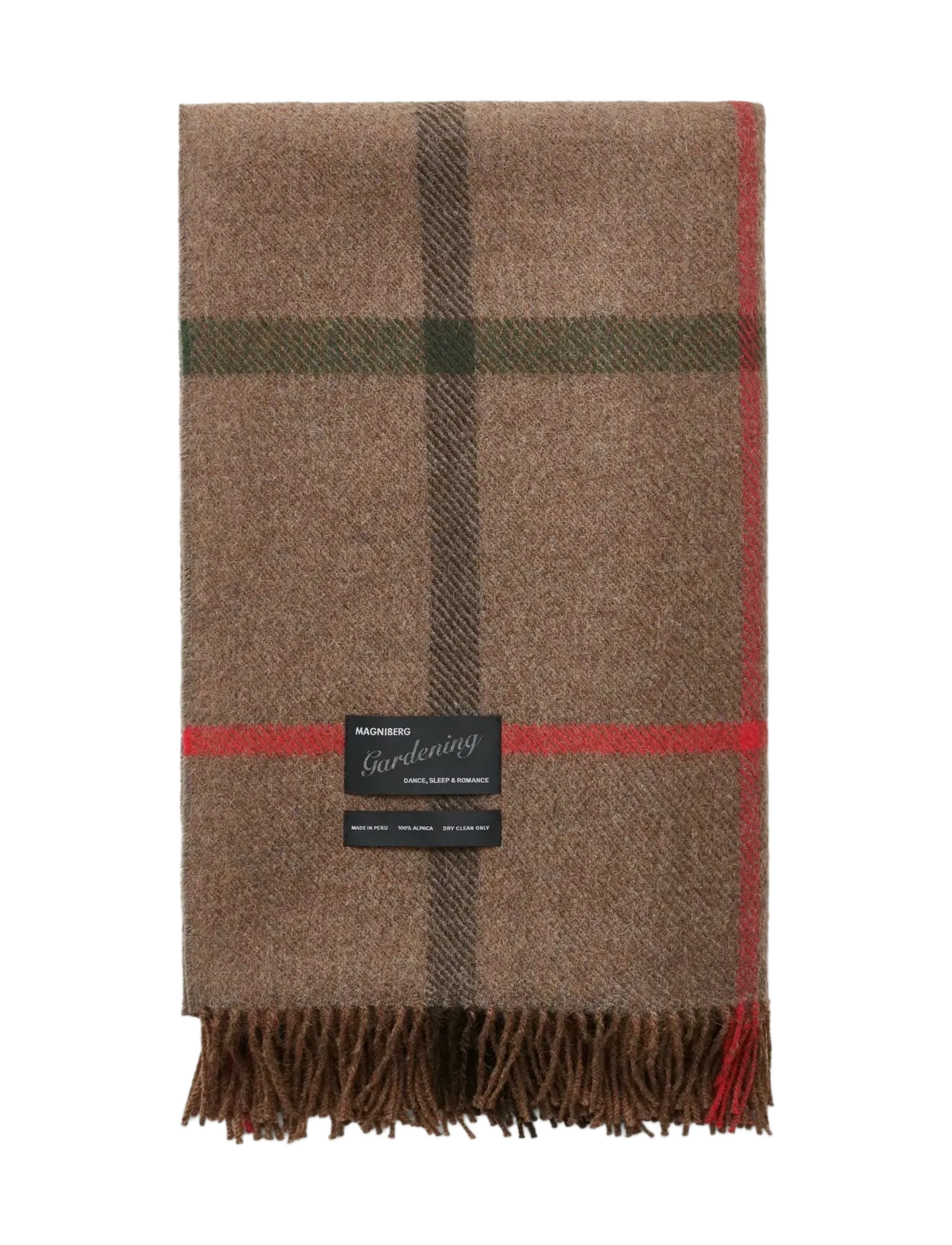 MAGNIBERG Princess blanket - Textilier - SAFFRONBROWN / brown