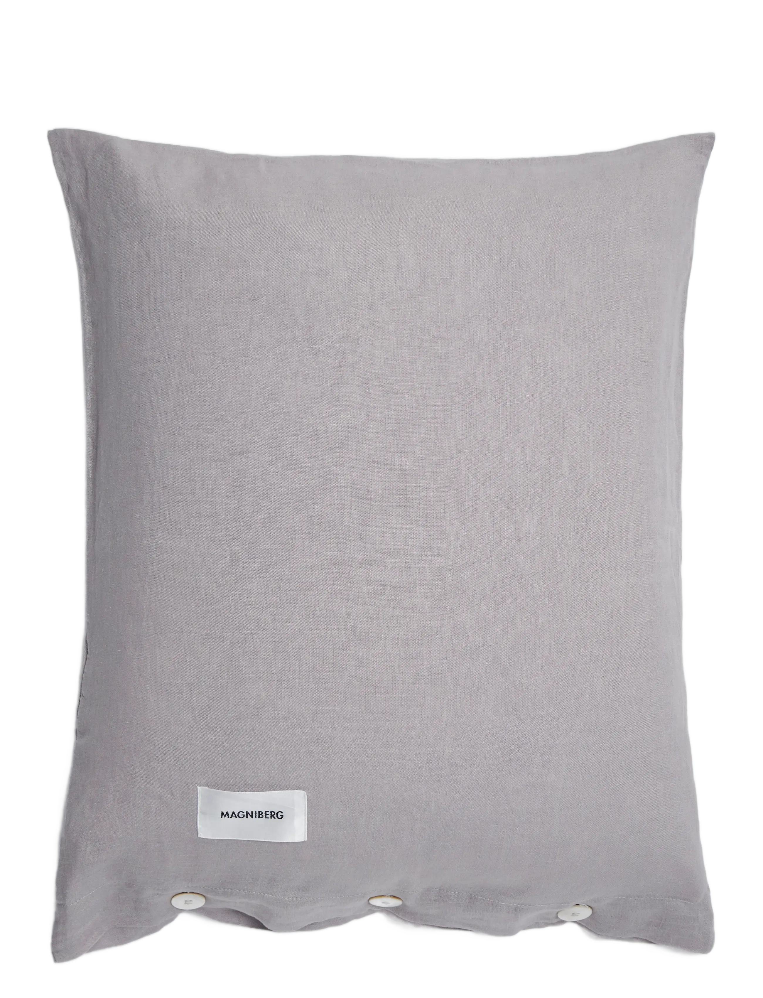 MAGNIBERG Mother Linen Pillow Case, Pudebetræk, Grå, Str: 60X63CM
