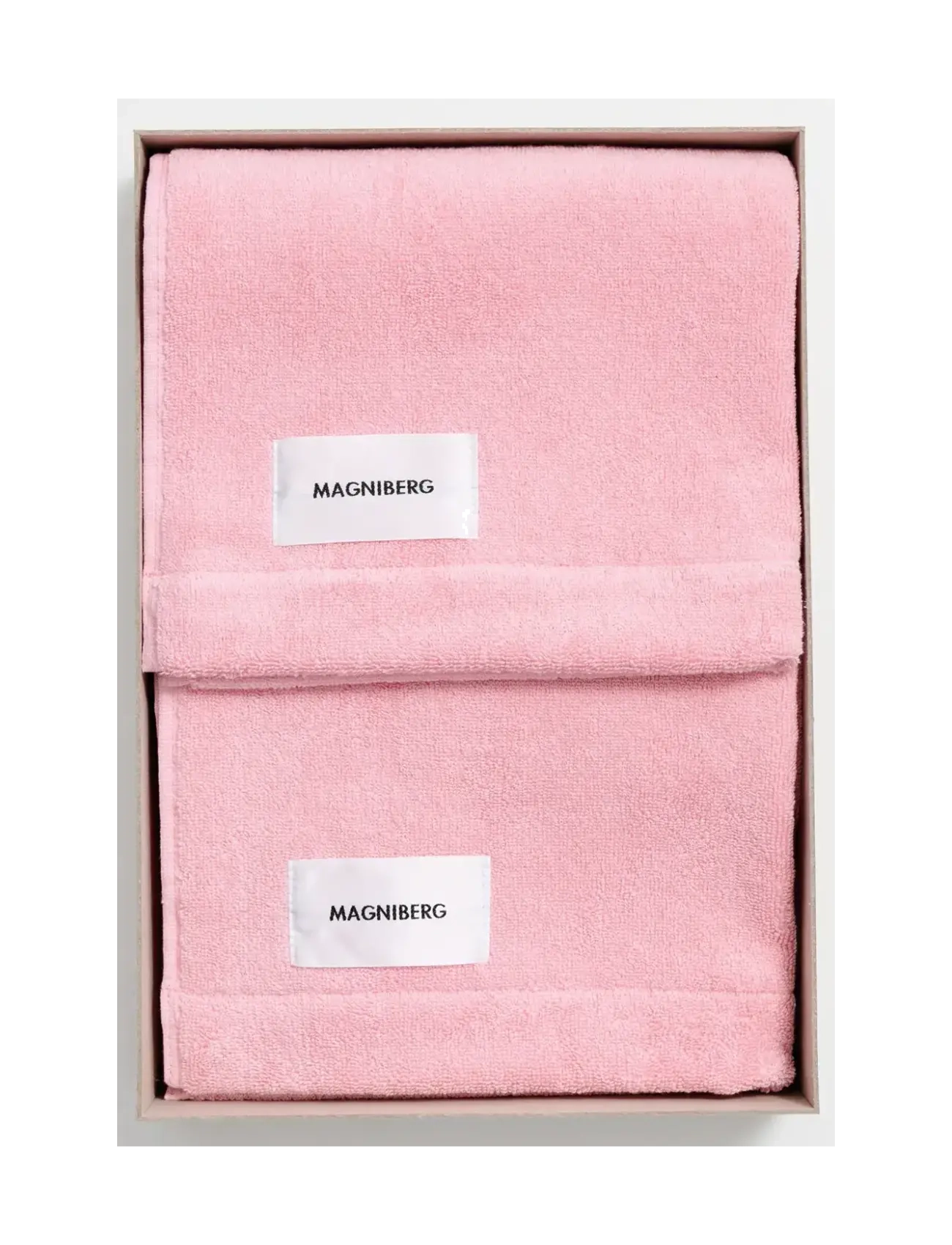 MAGNIBERG - 2-piece hand towel set - valentinsgaver - fragola pink - 2