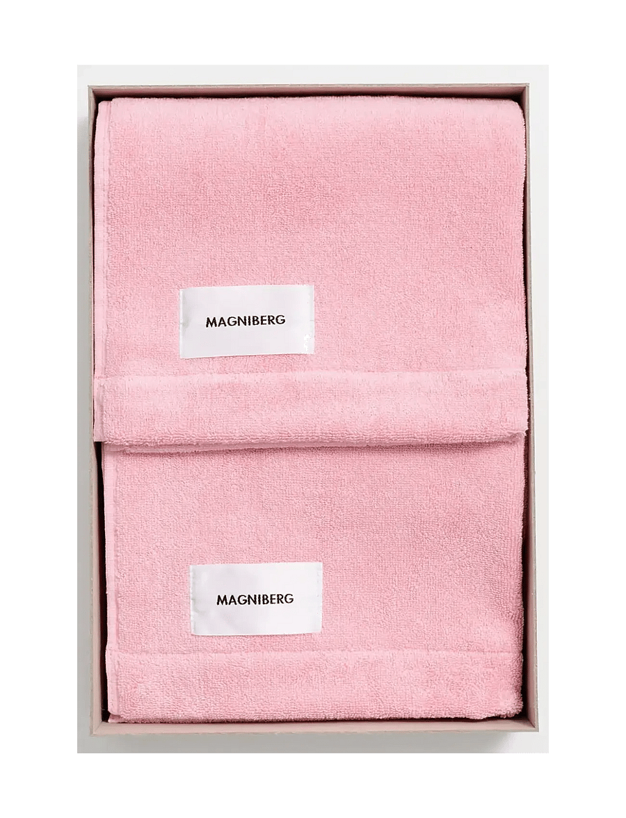 MAGNIBERG - 2-piece hand towel set - käterätikud - fragola pink - 2