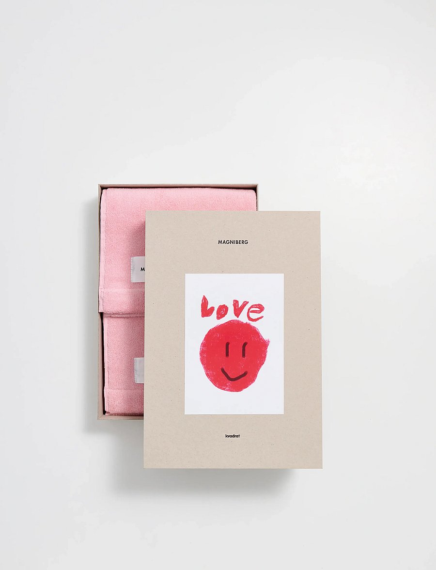 MAGNIBERG - 2-piece hand towel set - käterätikud - fragola pink - 1