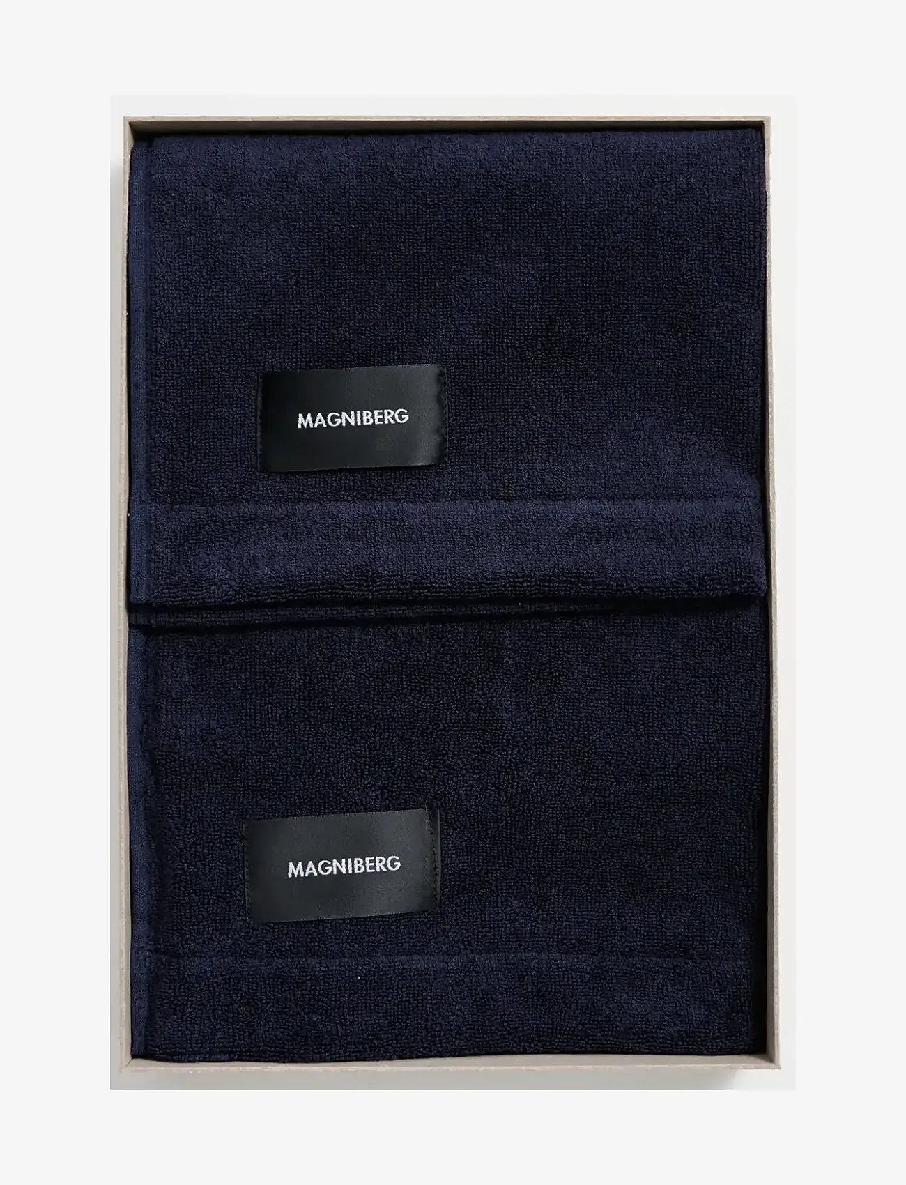 MAGNIBERG - 2-piece hand towel set - køb efter pris - sloe blue - 1