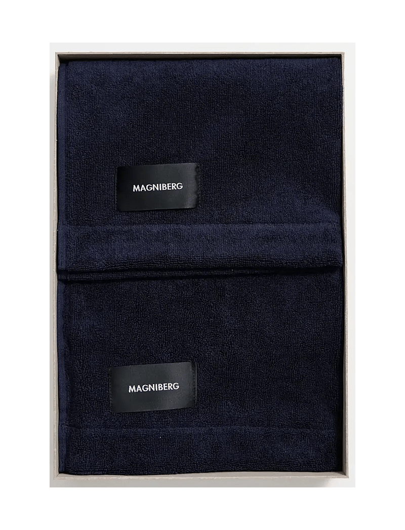 MAGNIBERG - 2-piece hand towel set - käterätikud - sloe blue - 2