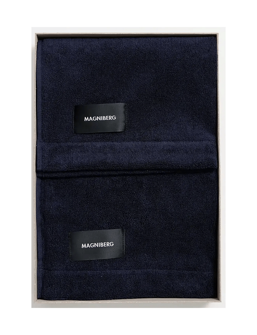 MAGNIBERG - 2-piece hand towel set - käterätikud - sloe blue - 2