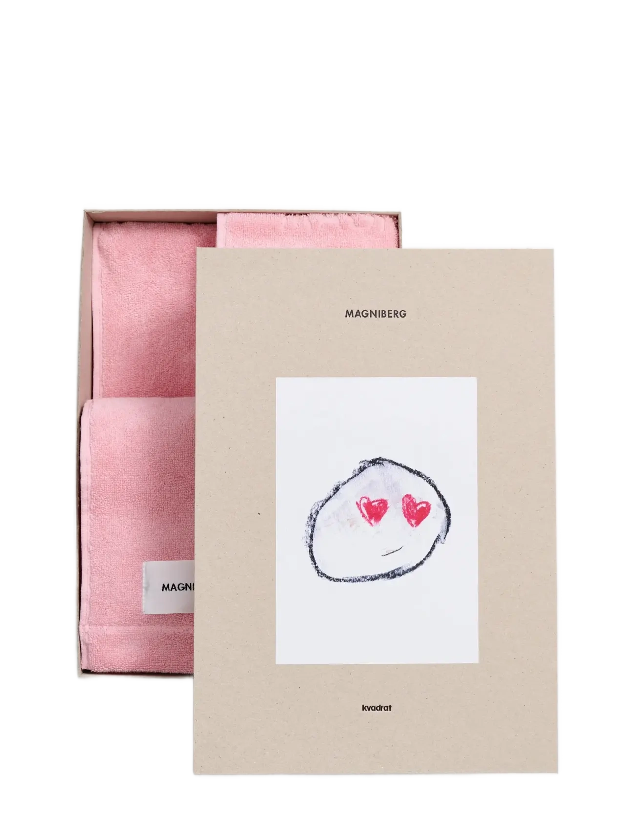 3-piece towel set - FRAGOLA PINK