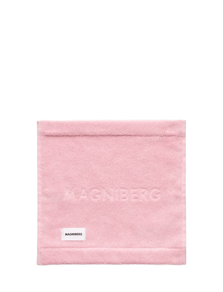 MAGNIBERG - 3-piece towel set - näorätikud - fragola pink - 2