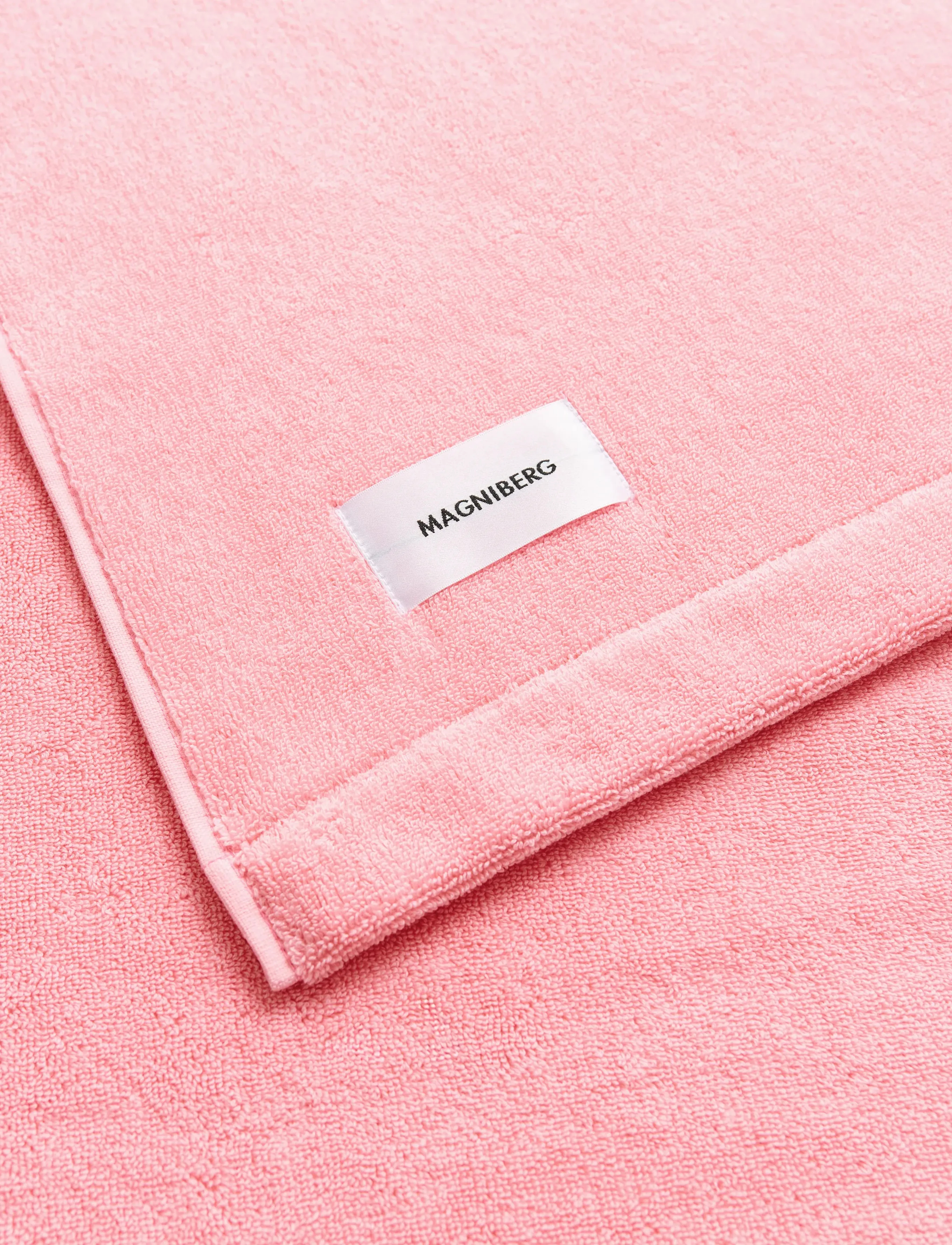 MAGNIBERG - 3-piece towel set - näorätikud - fragola pink - 5
