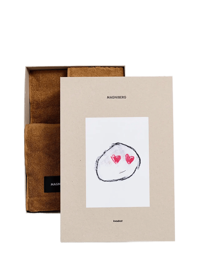 MAGNIBERG - 3-piece towel set - külaliste käterätikud - nocciola beige - 0