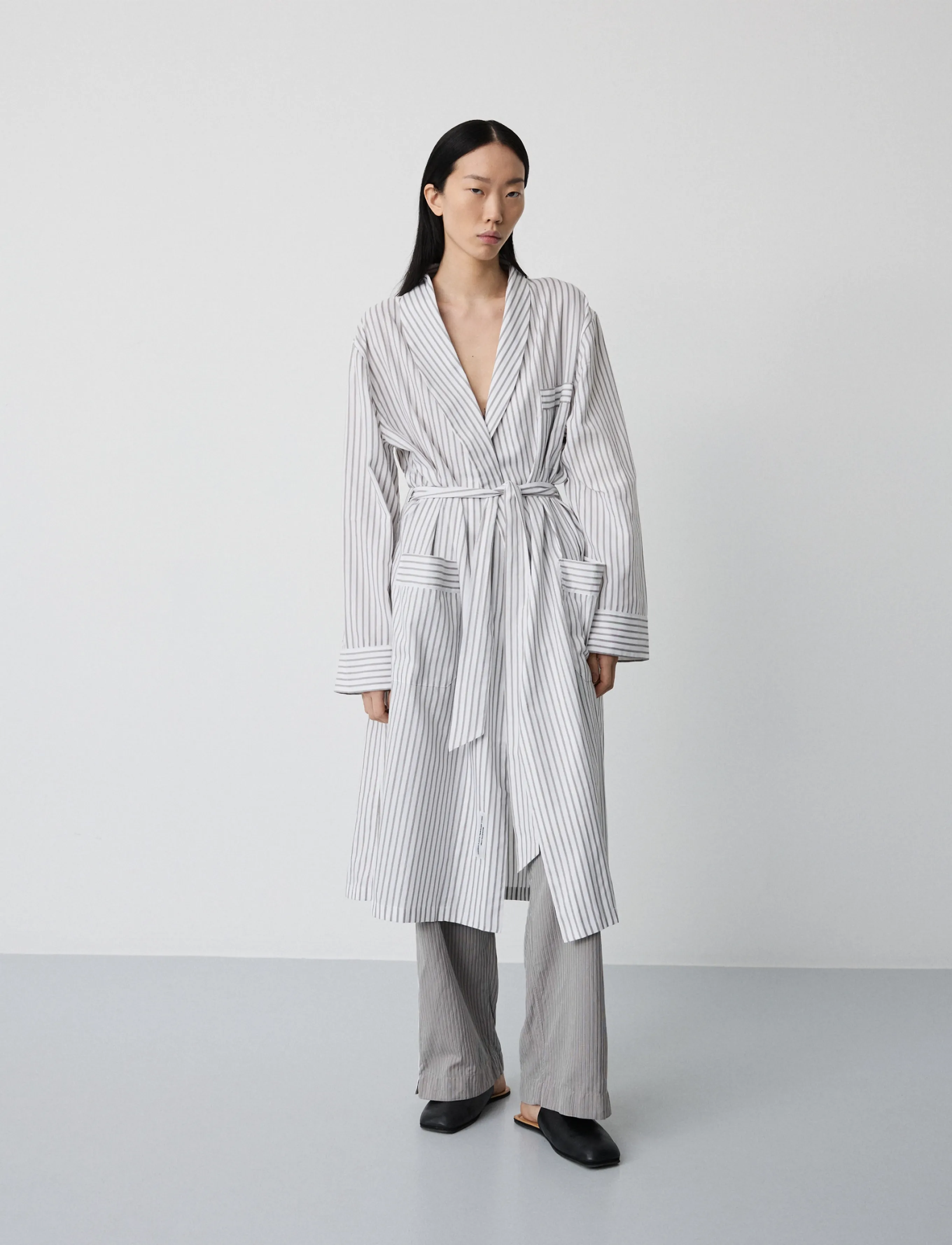 MAGNIBERG Voyage Robe, L, Bathroom Textiles, Grau - Robes, Frauen