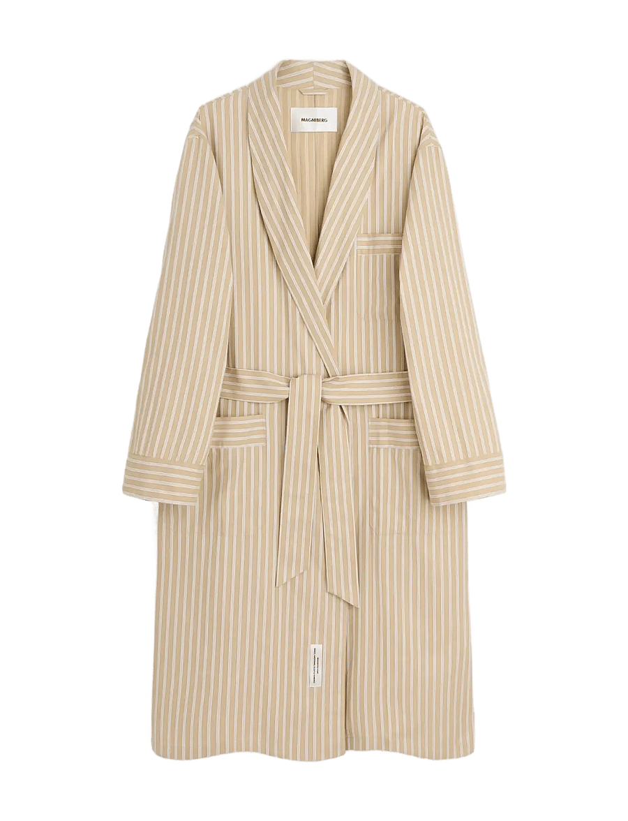 MAGNIBERG - Voyage Robe - igapäevane stiil - stripe medium beige - 1