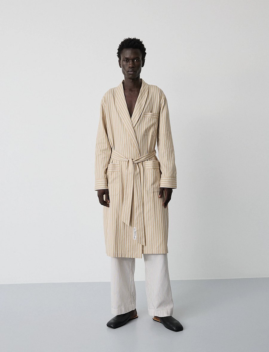 MAGNIBERG - Voyage Robe - igapäevane stiil - stripe medium beige - 3