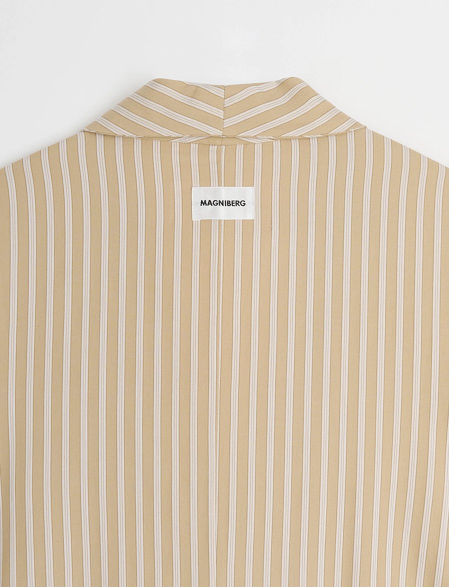 MAGNIBERG - Voyage Robe - igapäevane stiil - stripe medium beige - 5
