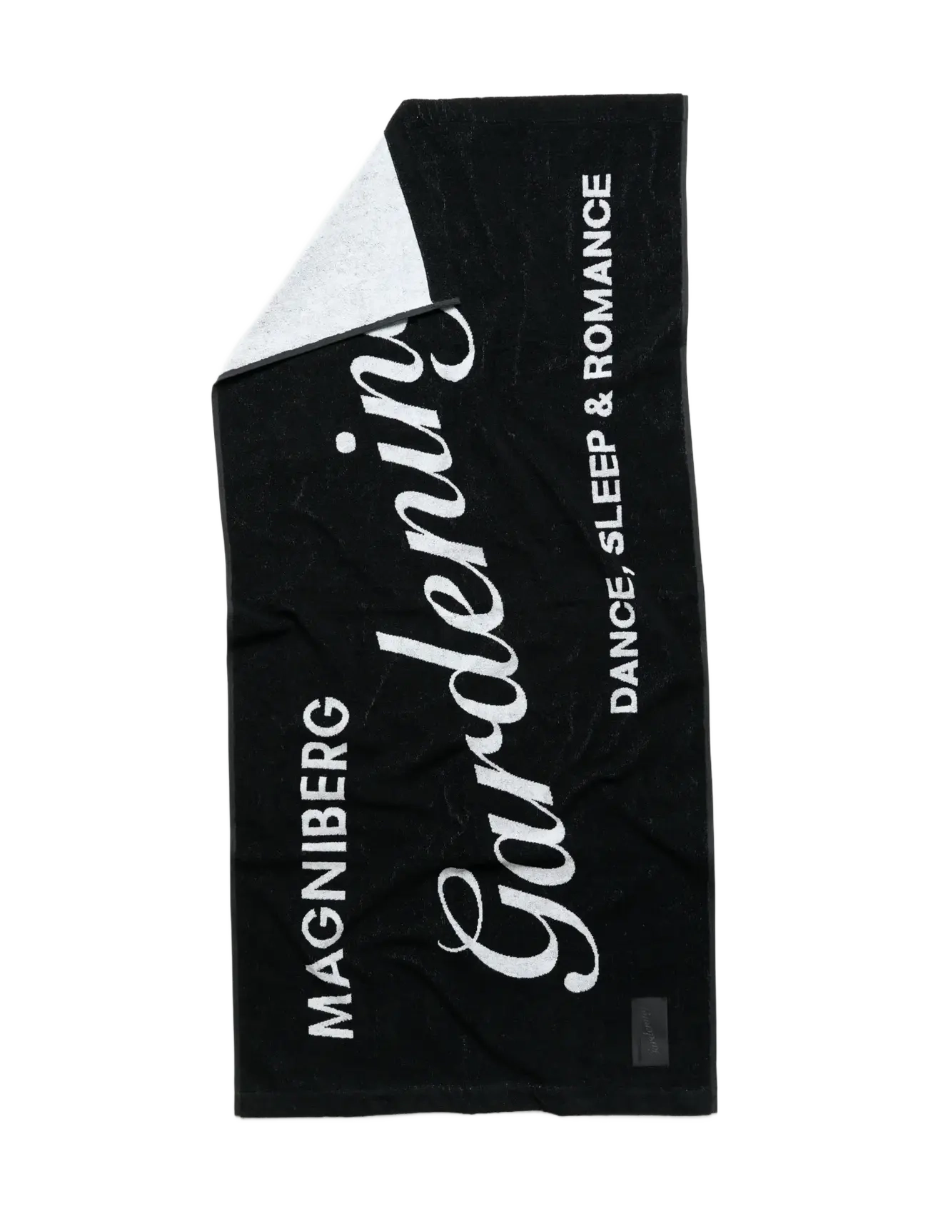 MAGNIBERG Pump Towel, 70X140, Towels & Bath Towels, Schwarz - Homeware