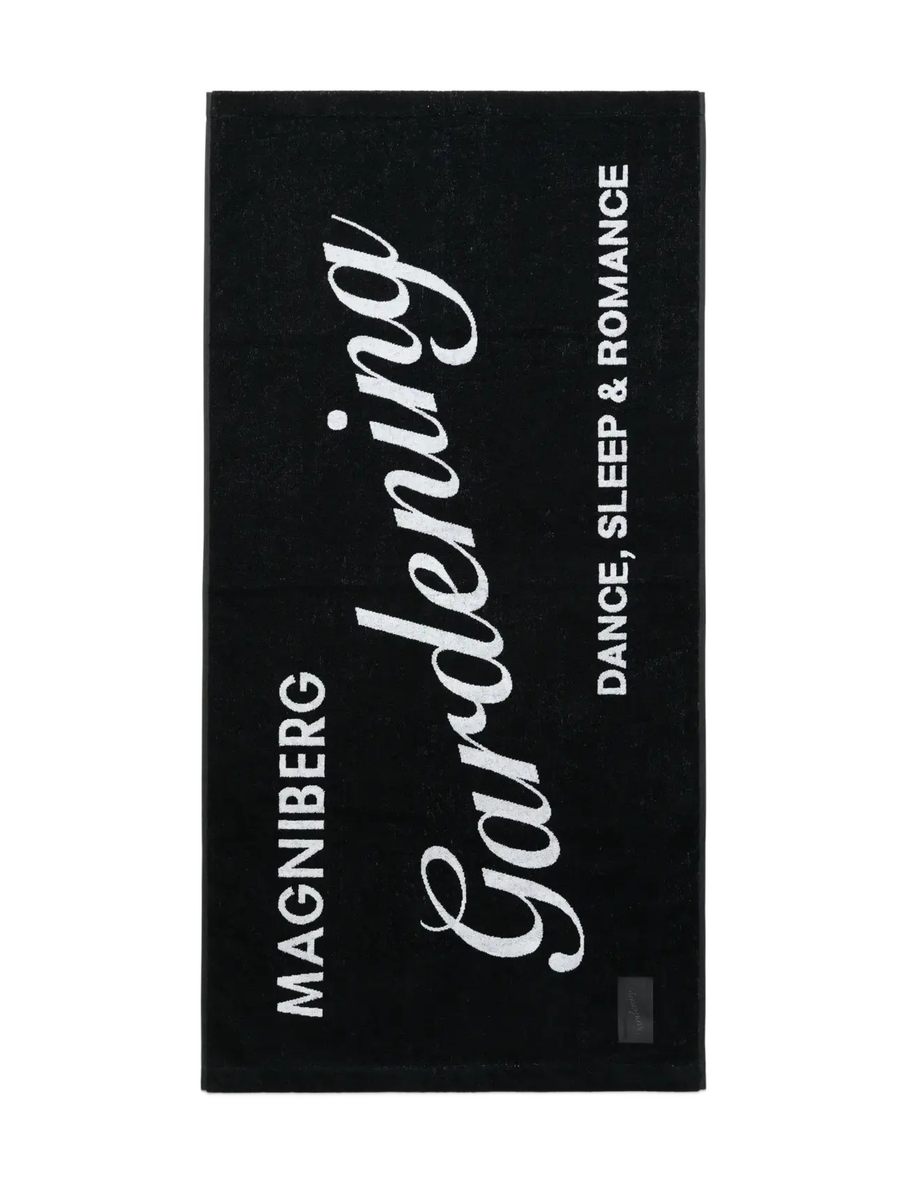 MAGNIBERG - Pump Towel - badehåndklæder - gardening black - 2