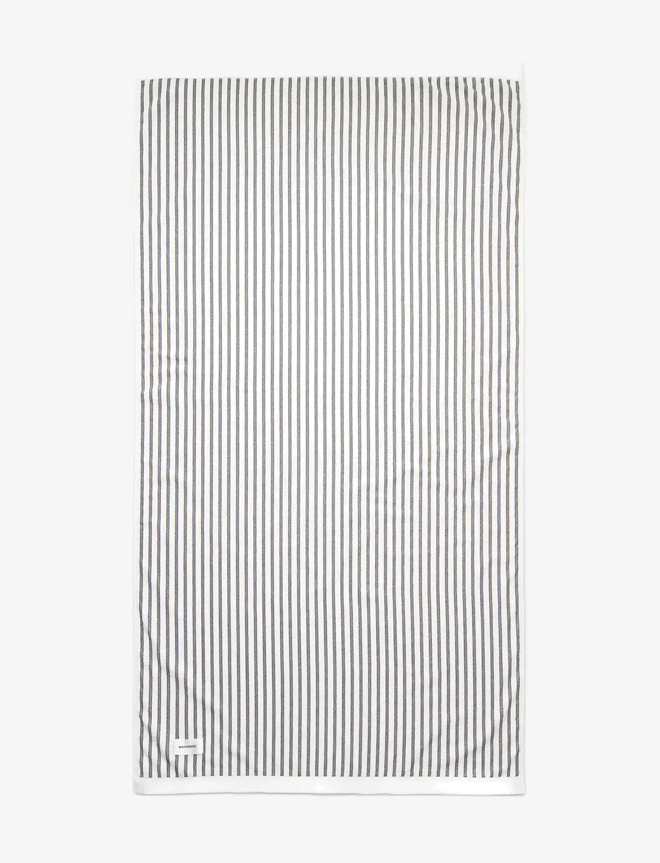 MAGNIBERG - Wall Street bath sheet - badetücher - stripe grey - 0