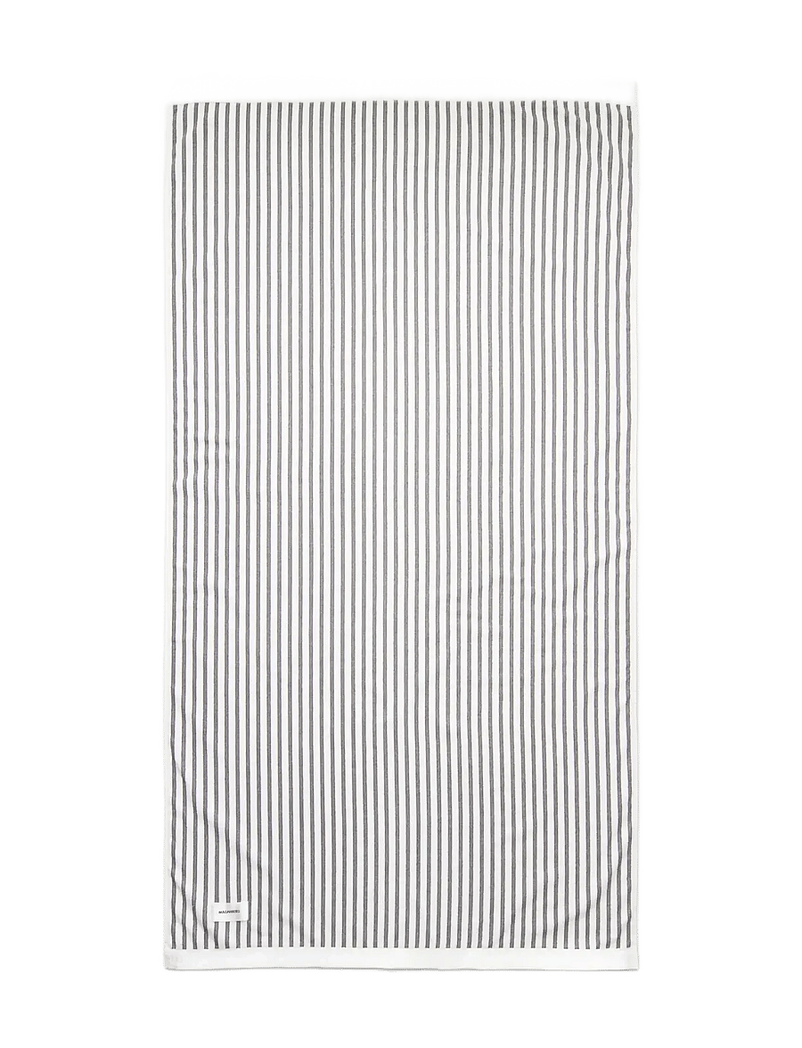 MAGNIBERG - Wall Street bath sheet - baðhandklæði - stripe grey - 0