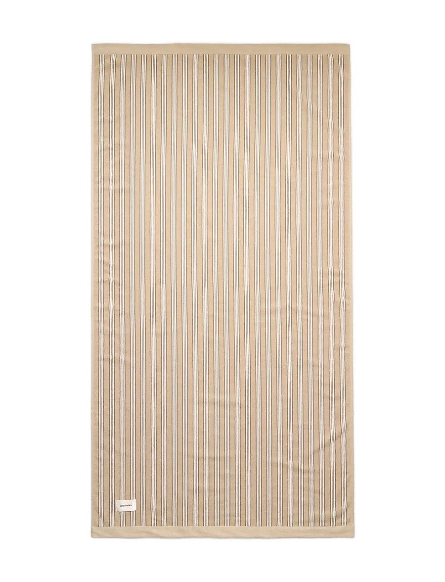 MAGNIBERG - Wall Street bath sheet - badlakan - stripe medium beige - 0