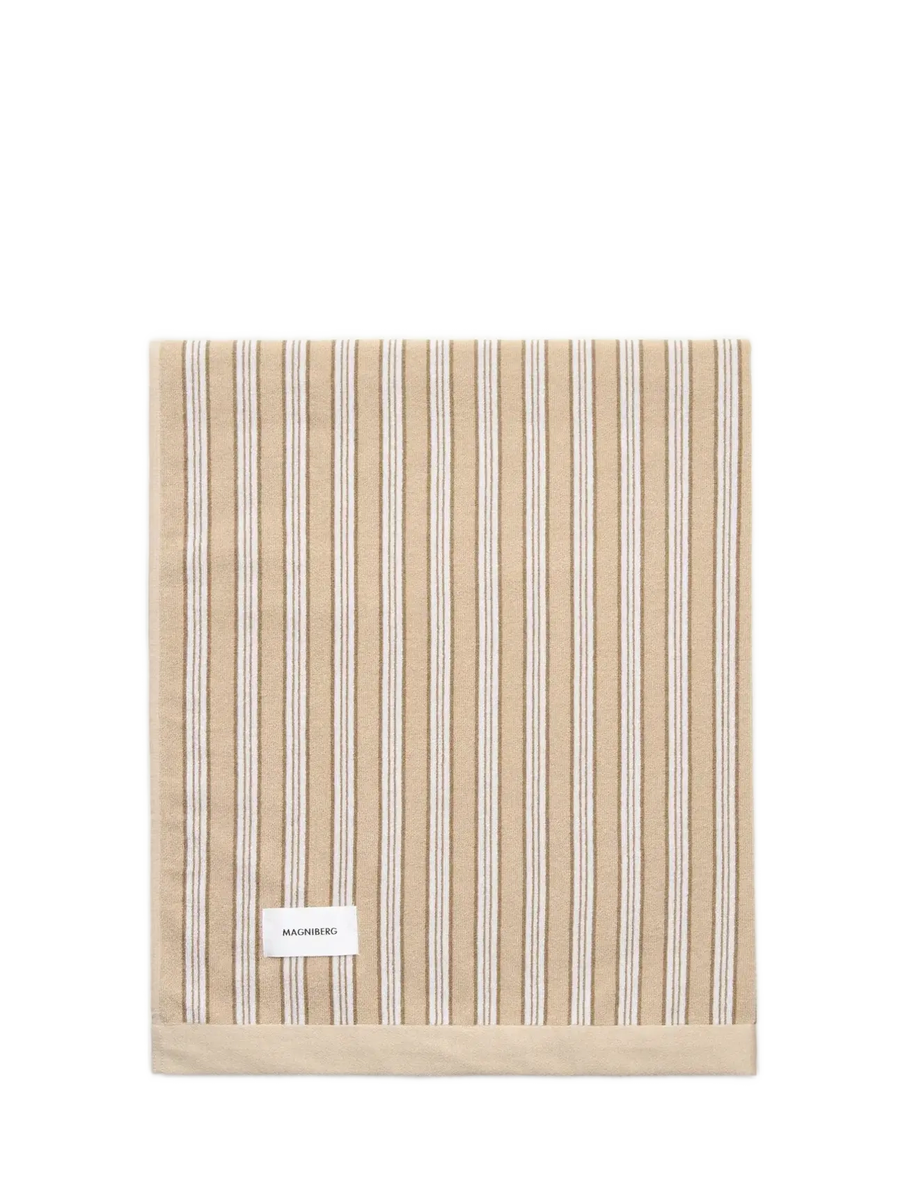 MAGNIBERG - Wall Street bath sheet - badlakens - stripe medium beige - 1
