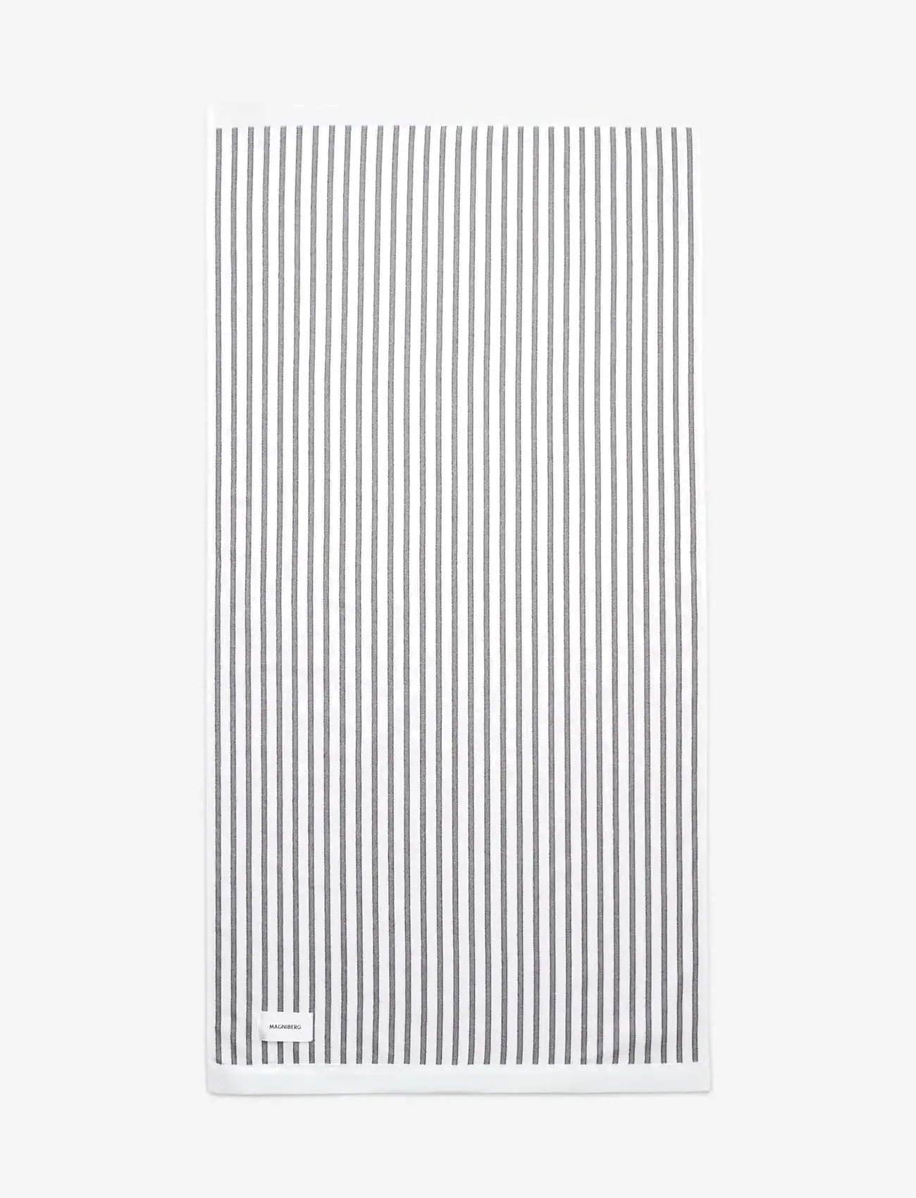 MAGNIBERG - Wall Street bath towe - badetücher - stripe grey - 0