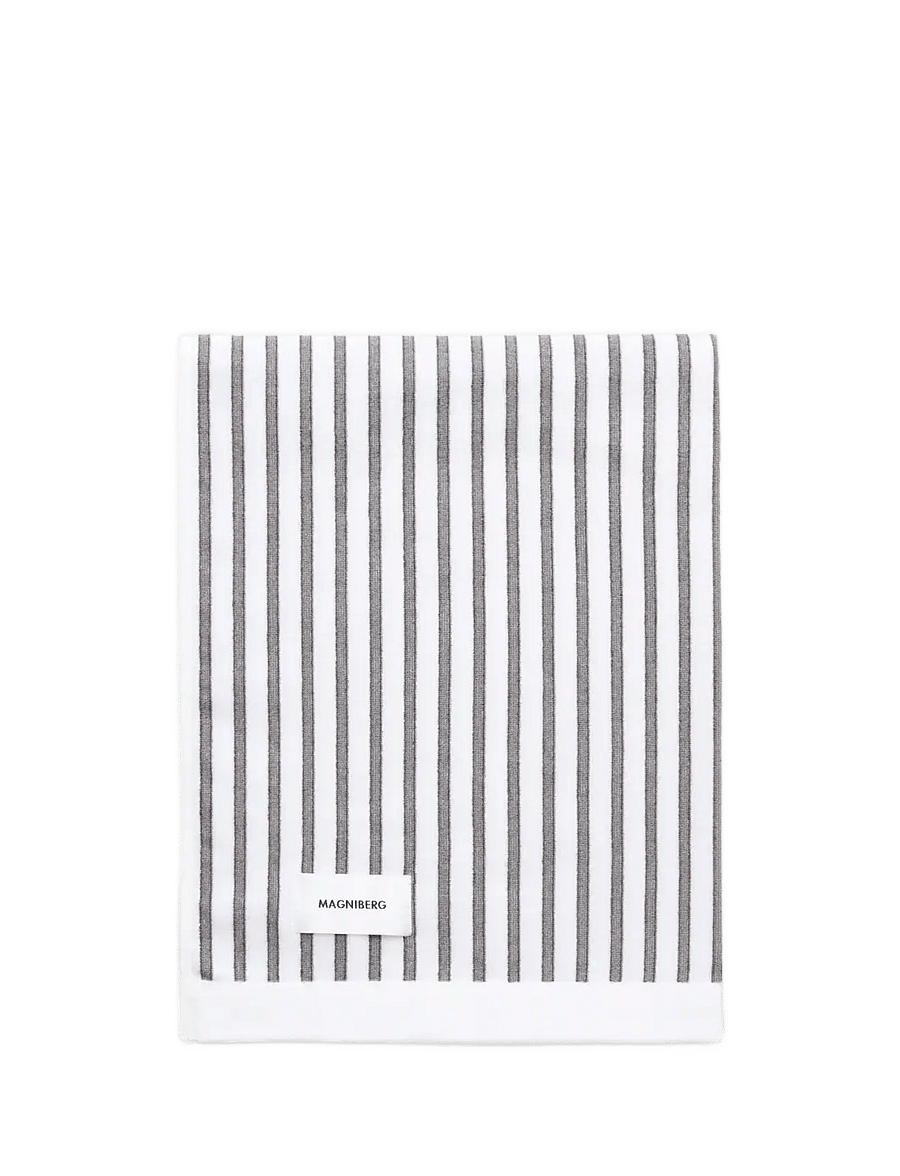 MAGNIBERG - Wall Street bath towel - badetücher - stripe grey - 1