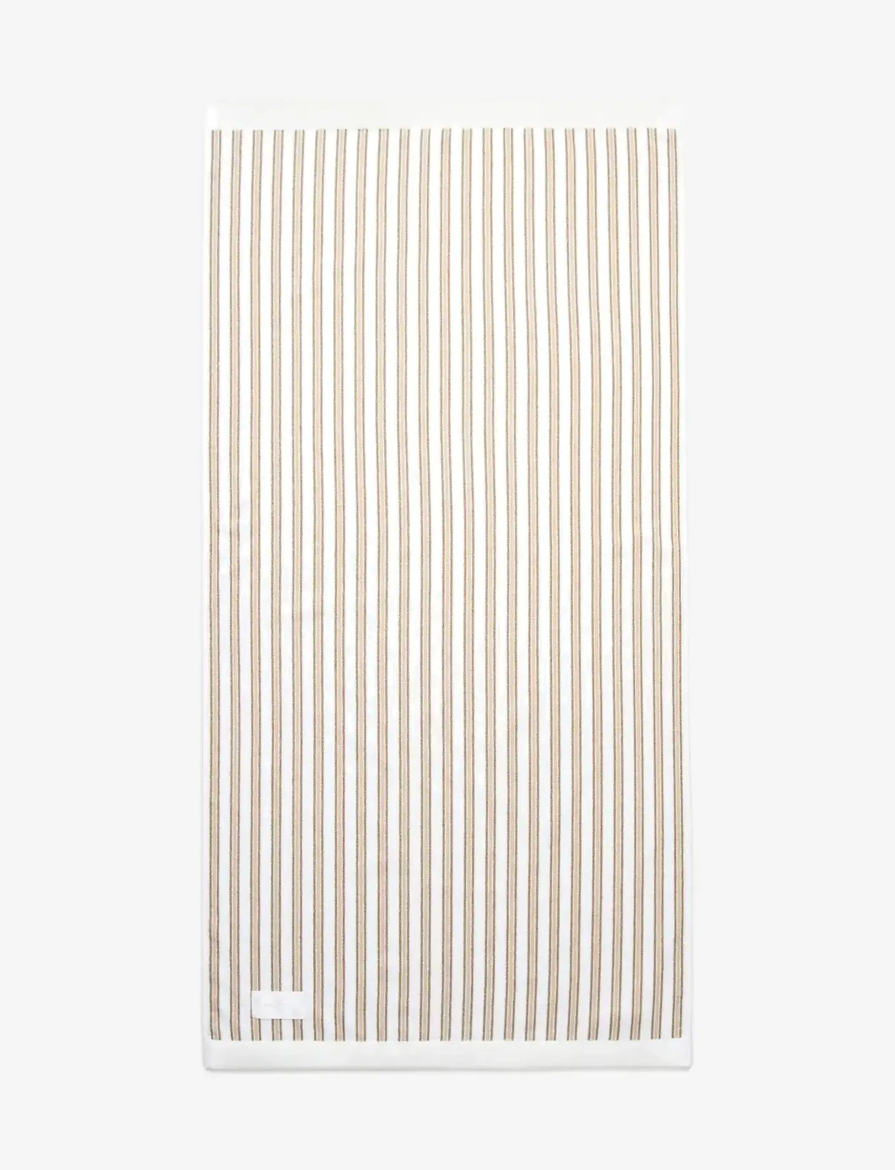 MAGNIBERG - Wall Street bath towe - bath towels - stripe light beige - 0