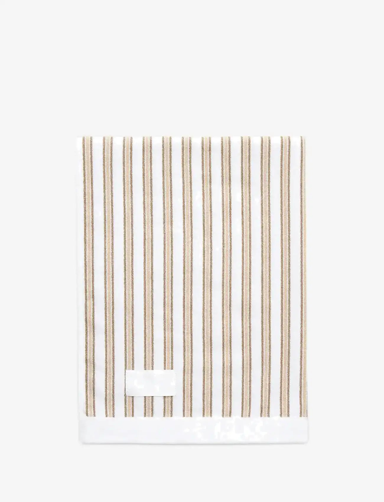MAGNIBERG - Wall Street bath towe - bath towels - stripe light beige - 1