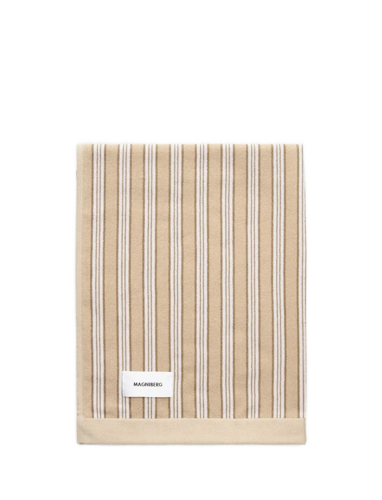 MAGNIBERG - Wall Street bath towe - badetücher - stripe medium beige - 1