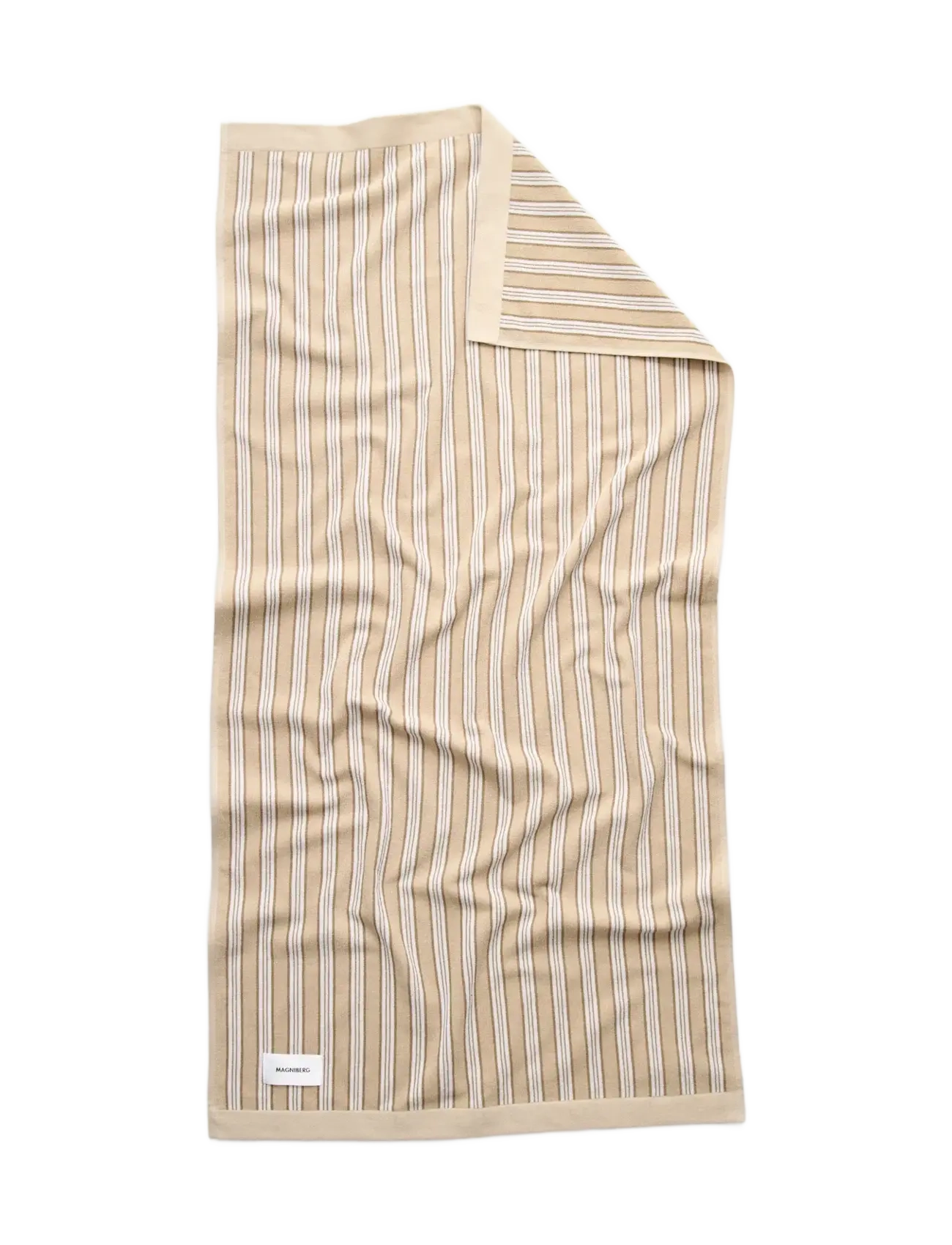 MAGNIBERG - Wall Street bath towe - badetücher - stripe medium beige - 2