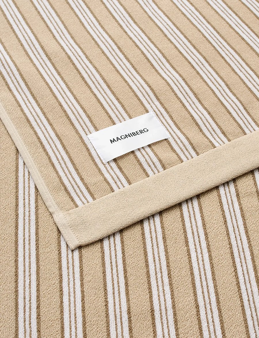 MAGNIBERG - Wall Street bath towel - badetücher - stripe medium beige - 3