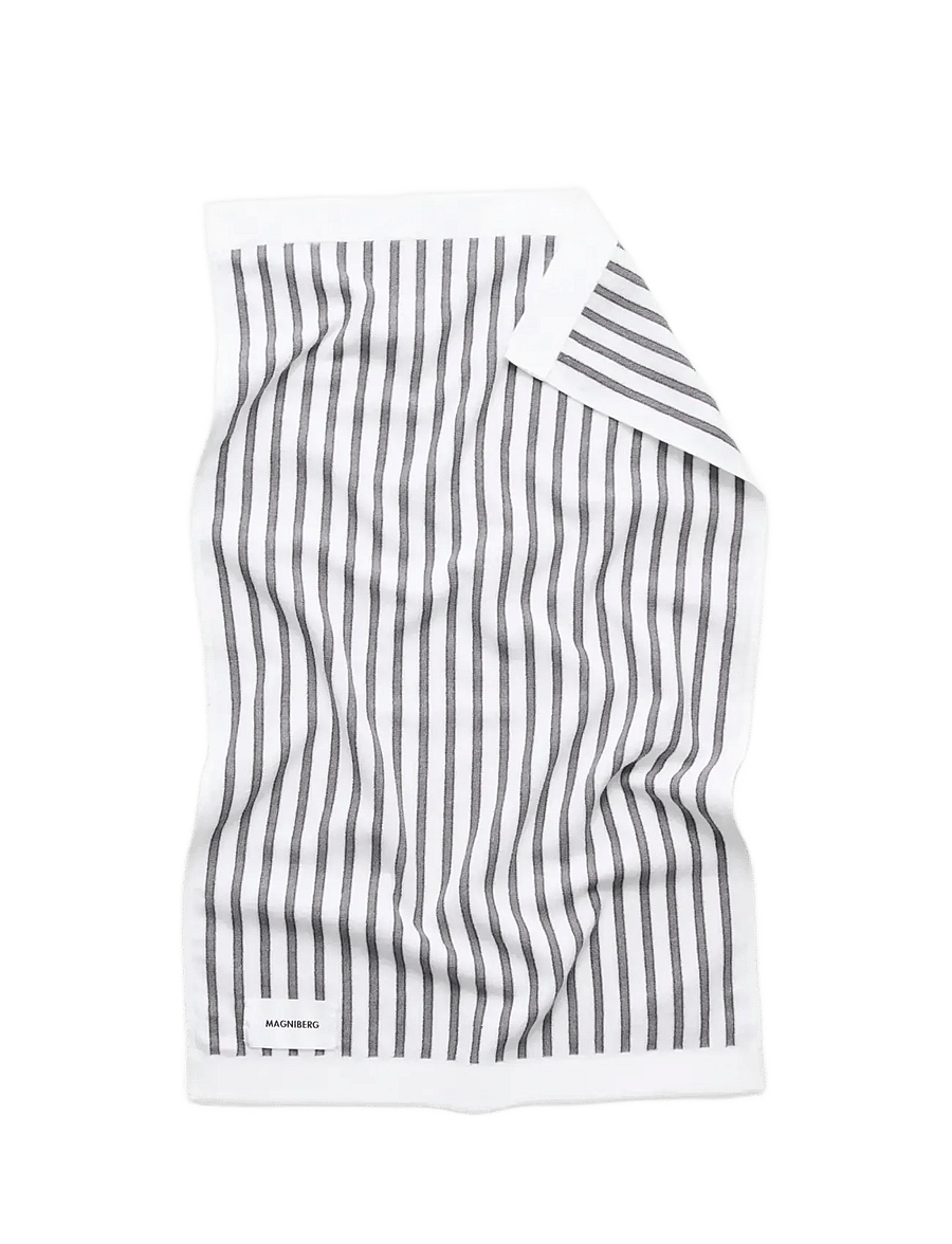 MAGNIBERG - Wall Street hand towel - saunalinad - stripe grey - 1
