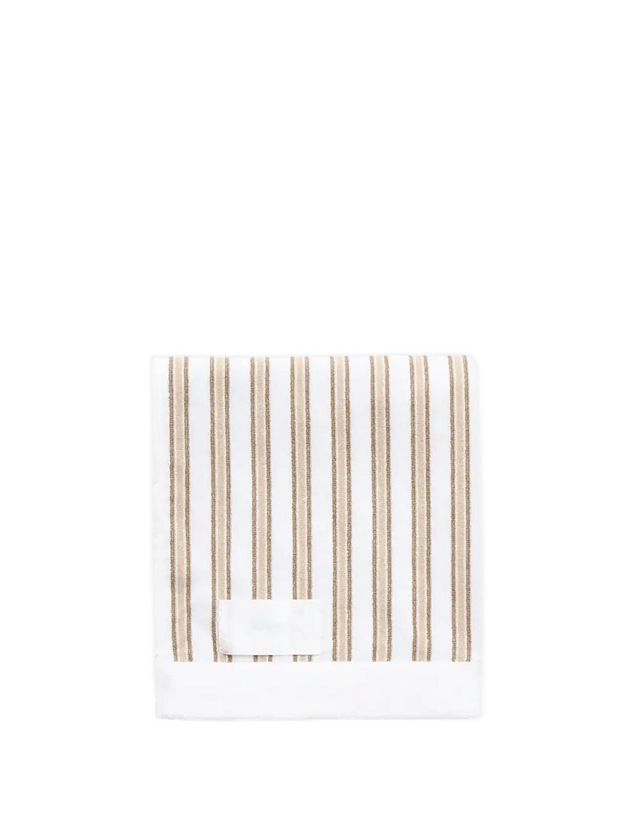 MAGNIBERG - Wall Street hand towel - badlakan - stripe light beige - 1
