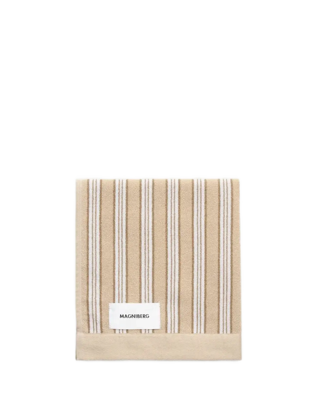 MAGNIBERG - Wall Street hand towel - stripe medium beige - 2