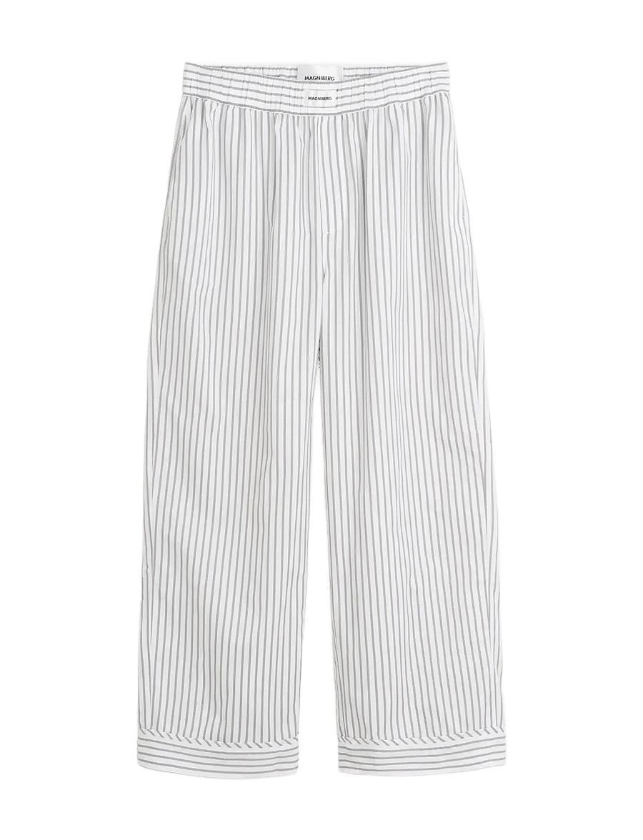 MAGNIBERG - Club Pants - pyjama bottoms - stripe grey - 1