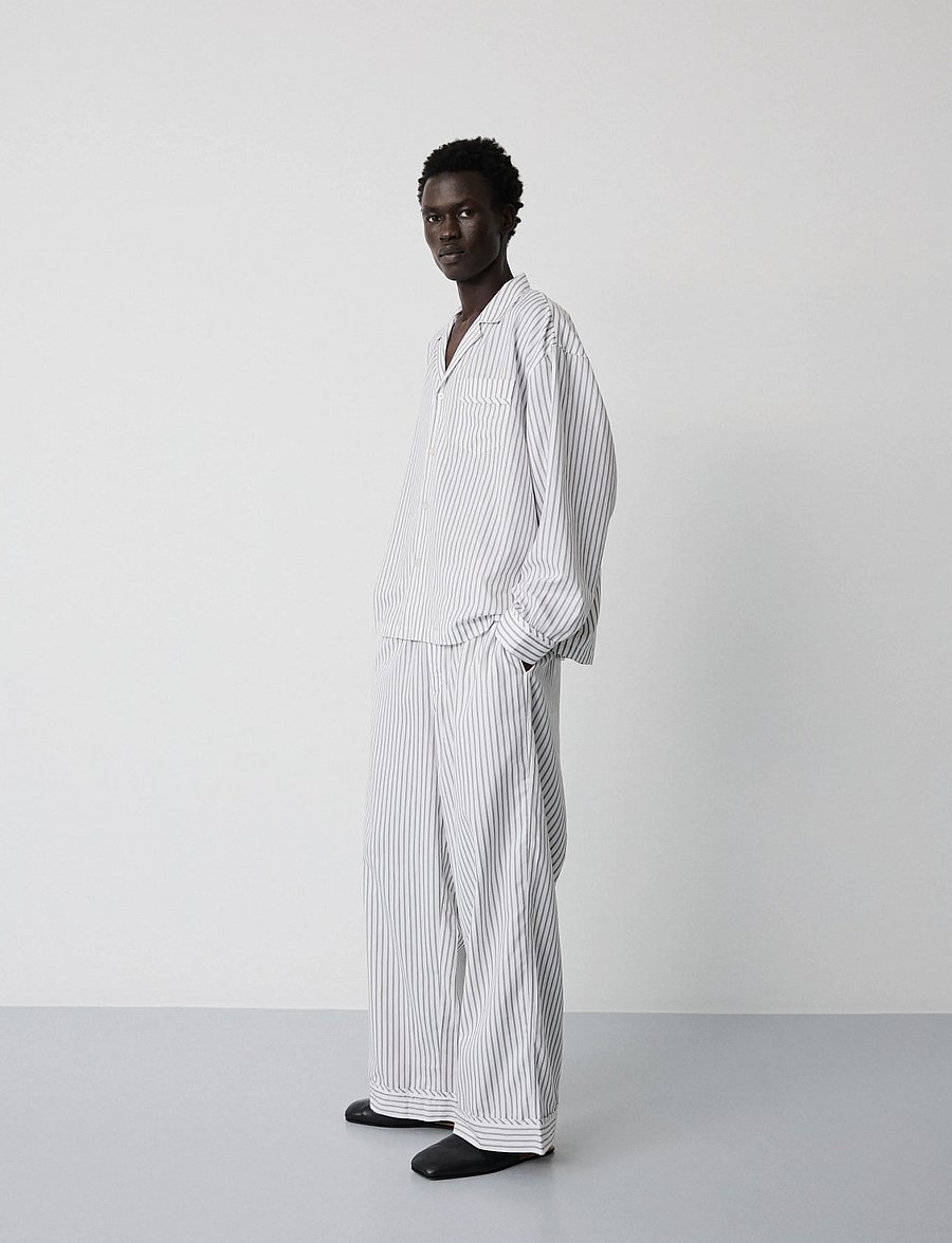 MAGNIBERG - Club Pants - pyjama bottoms - stripe grey - 0