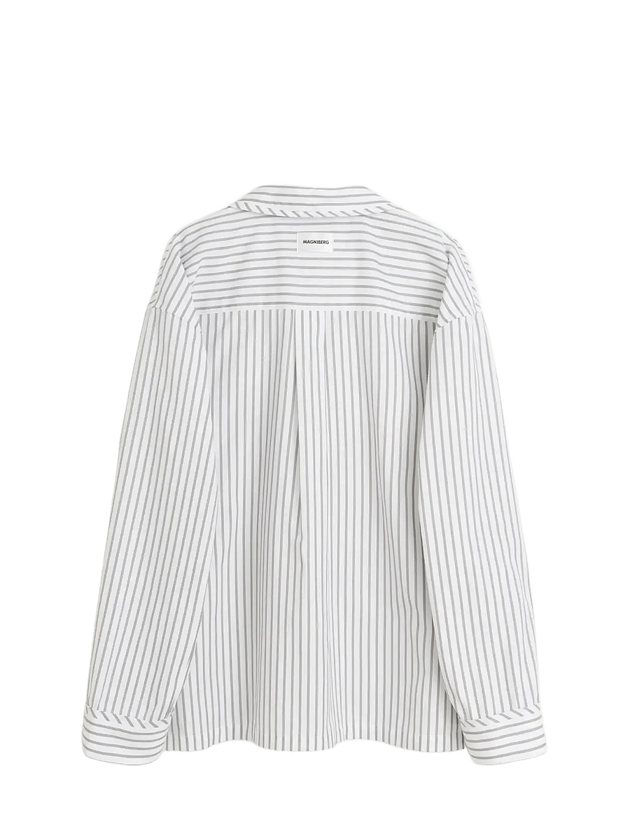 MAGNIBERG - Club Shirt - pyjamaoberteile - stripe grey - 2