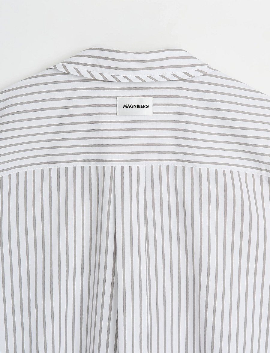 MAGNIBERG - Club Shirt - pyjamaoberteile - stripe grey - 5