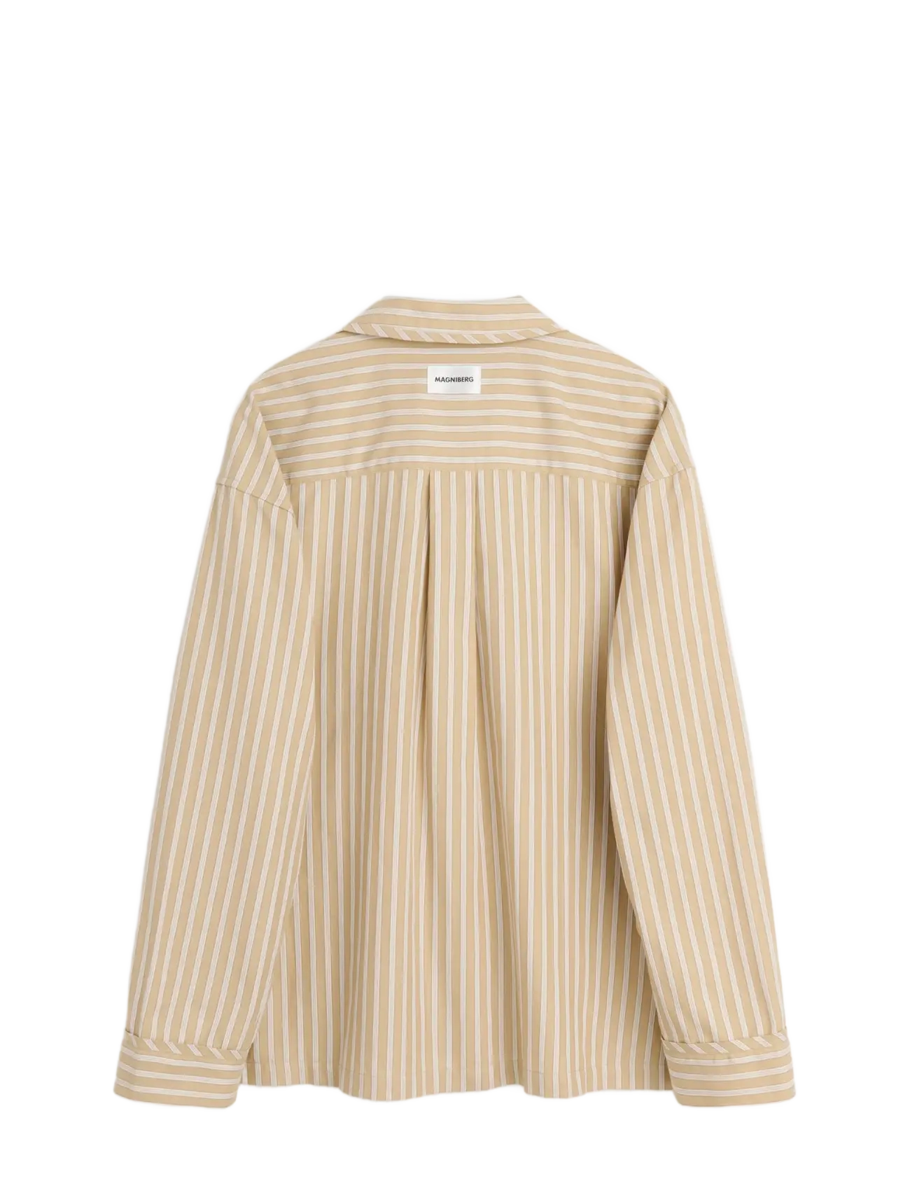 MAGNIBERG - Club Shirt - nattrøjer - stripe medium beige - 2