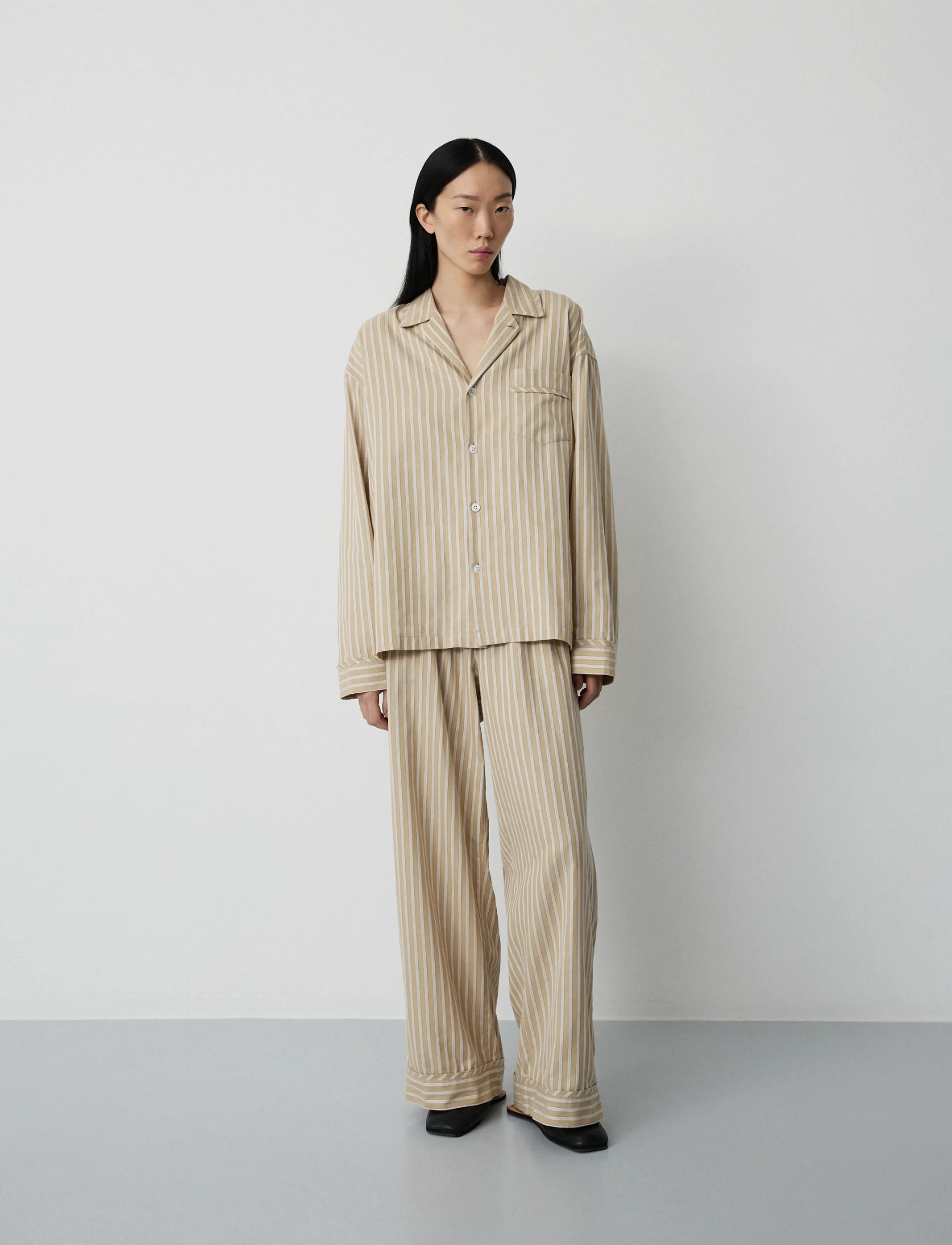 MAGNIBERG Club Shirt, XS, Beige, Nat- Og Loungewear > Toppe, Herre