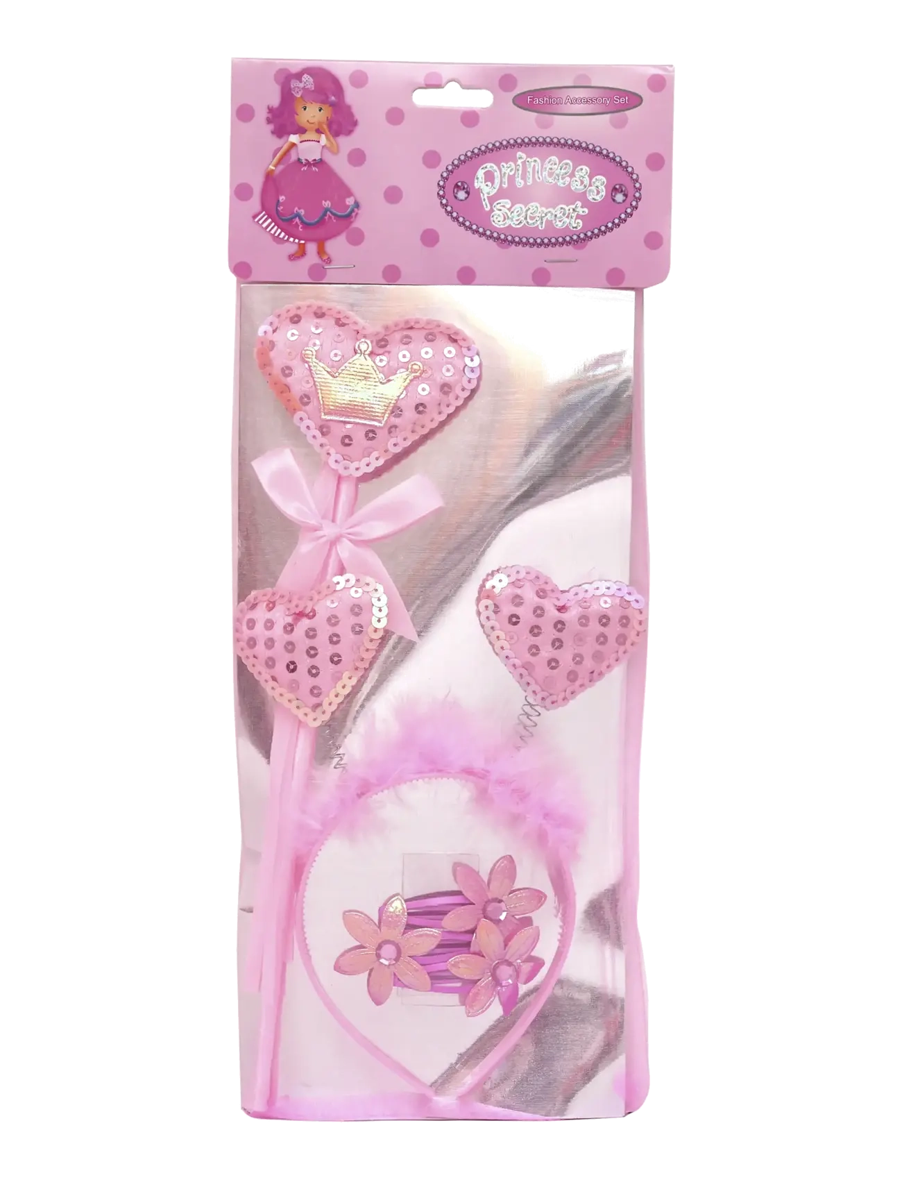 Magtoys - PRINSESSDIADEM, SET HJÄRTAN - kostumetilbehør - multi - 1