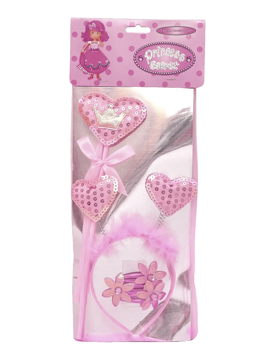 Magtoys - PRINSESSDIADEM, SET HJÄRTAN - kostumetilbehør - multi - 1