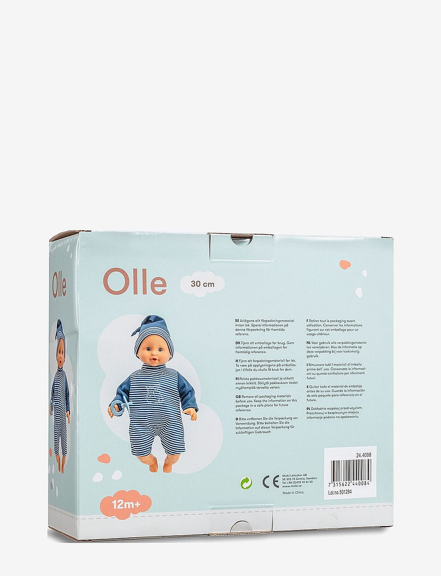 Magtoys - OLLE BABYDOCKA 30 CM - dúkkur - multi - 1