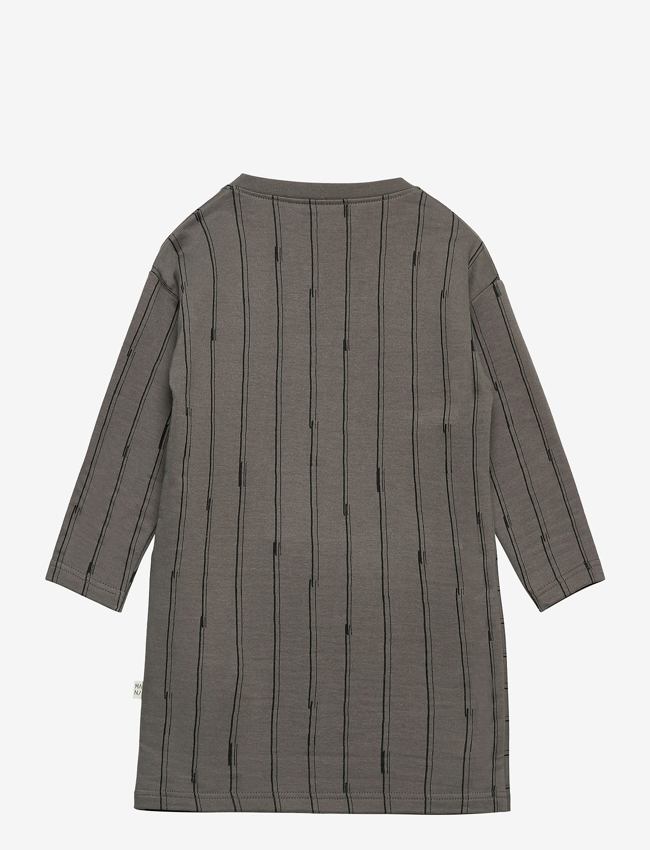Mainio - STICKS SWEAT TUNIC - casual jurken met lange mouwen - grey - 1