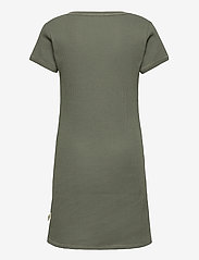 Mainio - Waffle dress, Agave green - short-sleeved casual dresses - agave green - 1