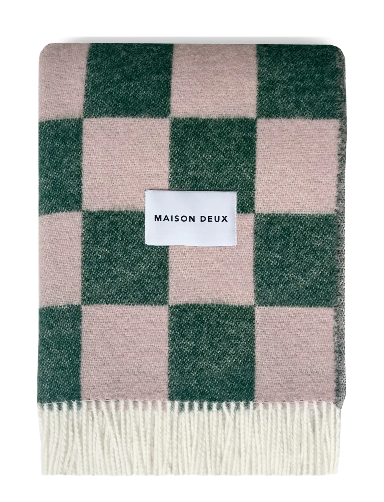 Maison Deux Checkerboard Blanket, 130X 200 cm, Cushions & Blankets, Mehrfarbig/gemustert - Blankets Throws, Homeware
